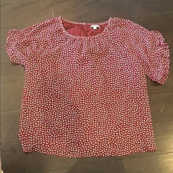Women's Red Patterned Top - Picture 1 of 3